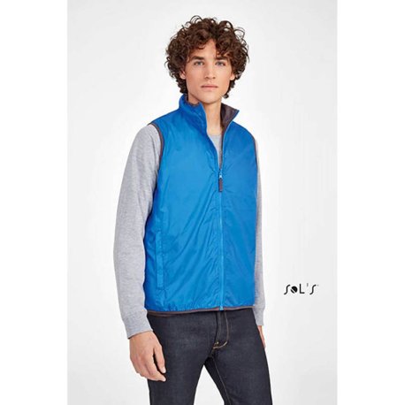Unisex vesta (SOLS WINNER CONTRASTED REVERSIBLE UNISEX BODYWARMER)>modrá (royal)>M