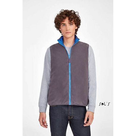 Unisex vesta (SOLS WINNER CONTRASTED REVERSIBLE UNISEX BODYWARMER)>modrá (royal)>M