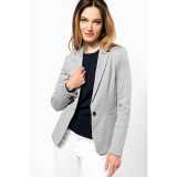 Dámske sako (Kariban LADIES' KNIT JACKET) > modrá (night navy heather) > 44