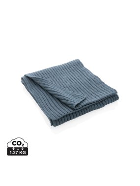 Pletený šál 180x25cm Impact z Polylana AWARE > modrá