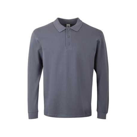 Unisex polokošeľa (MUKUA LONG-SLEEVE UNISEX POLO) > modrá (fog) > 2XL