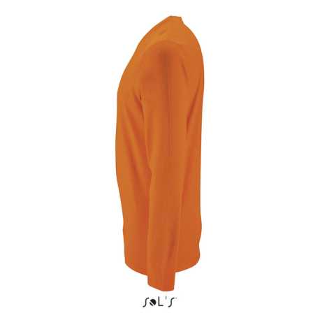 Pánske tričko (SOL'S IMPERIAL LSL MEN - LONG-SLEEVE T-SHIRT) > oranžová > S