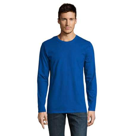 Pánske tričko (SOL'S IMPERIAL LSL MEN - LONG-SLEEVE T-SHIRT) > modrá (royal) > L