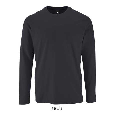 Pánske tričko (SOL'S IMPERIAL LSL MEN - LONG-SLEEVE T-SHIRT) > šedá (mouse) > 3XL