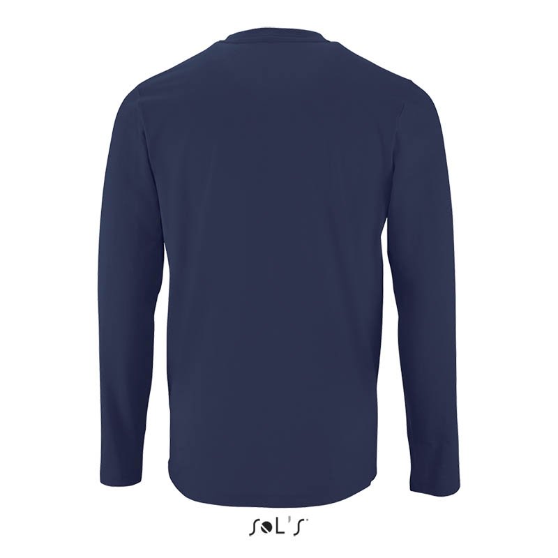 Pánske tričko (SOL'S IMPERIAL LSL MEN - LONG-SLEEVE T-SHIRT)>modrá (frenchnavy)>S