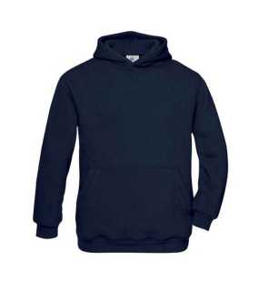 Detská mikina (B&C HOODED/KIDS) > modrá (navy) > 12/14