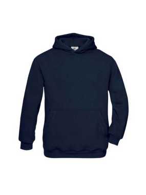Detská mikina (B&C HOODED/KIDS) > modrá (navy) > 12/14