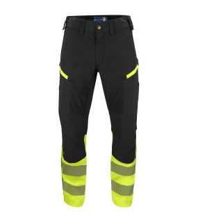 Pánske nohavice (PROJOB SERVICE PANT STRETCH ) > žltá / čierna > 54