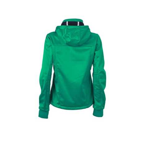 Dámska bunda (DAIBER Ladies' Maritime Jacket)>zelená (irish) / modrá (navy) / biela>XL