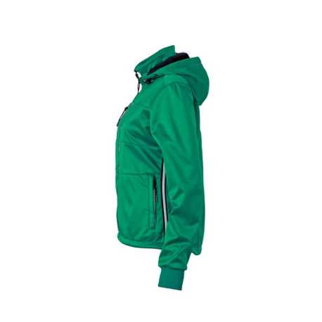Dámska bunda (DAIBER Ladies' Maritime Jacket)>zelená (irish) / modrá (navy) / biela>XL