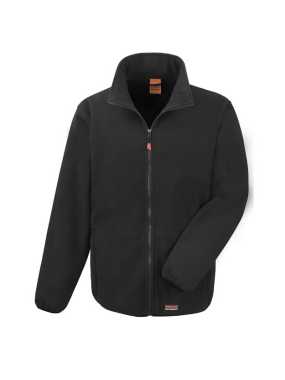 Unisex mikina (RESULT HEAVY DUTY MICROFLEECE) > čierna > XS