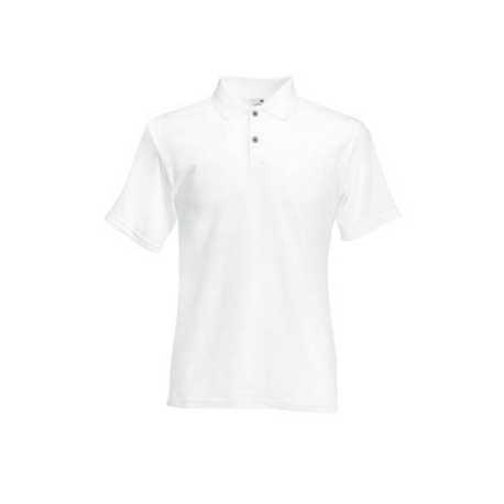 Pánska polokošeľa (FRUIT OF THE LOOM Screen Stars Original Polo ) > biela > M