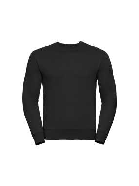 Pánska mikina(Classic Set-in Sleeve RUSSELL) > čierna > 3XL