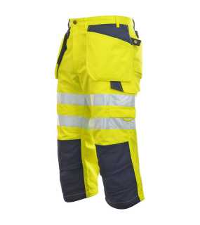 Pánske nohavice (PROJOB PIRATE PANT HV CLASS 2) > žltá / modrá (navy) > 50