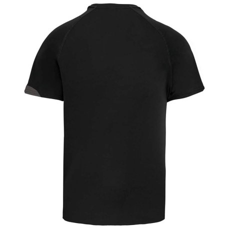 Pánske tričko (PROACT SHORT SLEEVE SPORTS T-SHIRT)>čierna / biela / šedá storm>S