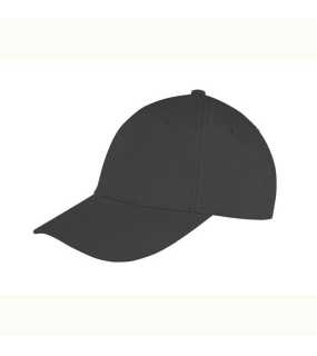 6 panelová šiltovka (RESULT Memphis Brushed Cotton Low Profile Cap) > čierna