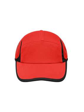 4 panelová šiltovka (MB Running 4 Panel Cap) > červená / čierna