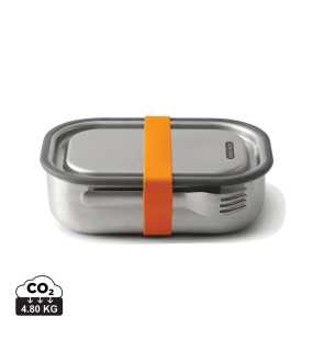 Veľká nerezová krabička na jedlo Black+Blum > oranžová