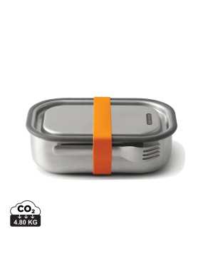 Veľká nerezová krabička na jedlo Black+Blum > oranžová