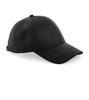 6 panelová šiltovka (Beechfield Faux Suede 6 Panel Cap) > čierna