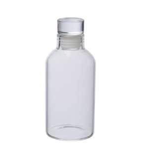 Sklenená fľaša na pitie, 300 ml > transparentná