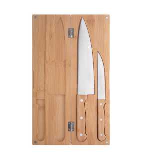 Sada bambusových nožov > prírodná