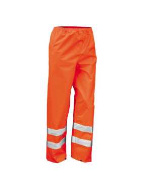 Unisex nohavice (RESULT SAFEGUARD HI-VIZ TROUSERS) > oranžová > S/M