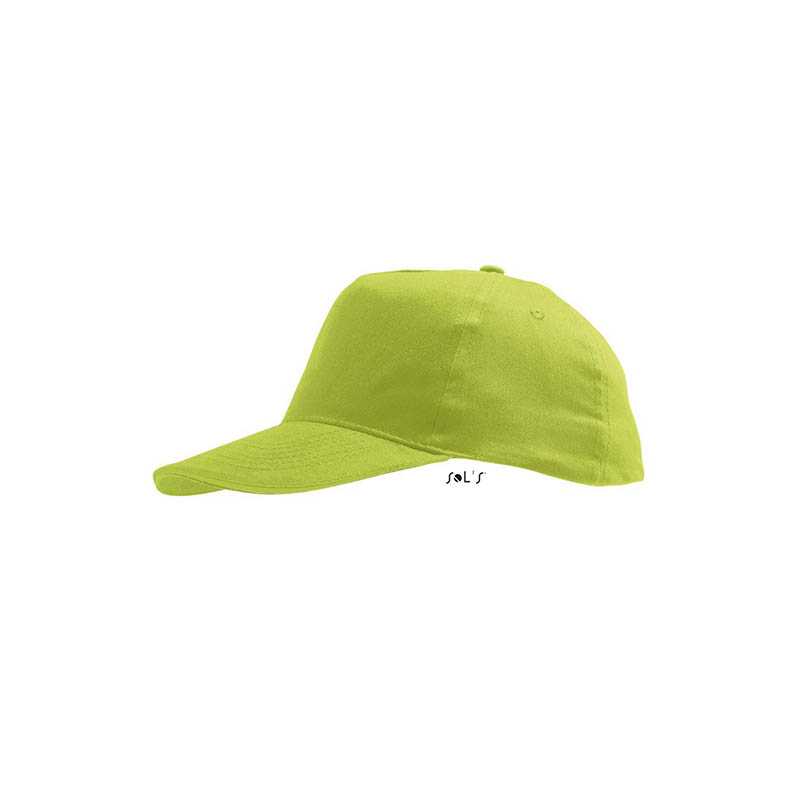 5 panelová detská šiltovka (SOLS SUNNY KIDS) > zelená (apple)