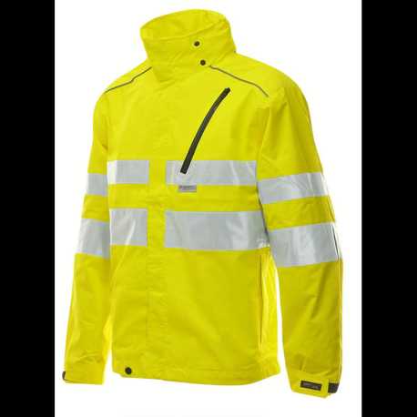 Pánska bunda (PROJOB ALL-ROUND JACKET HV CLASS 3) > žltá / modrá (navy) > 2XL