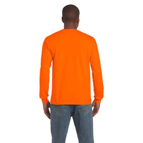 Unisex tričko US(GILDAN ULTRA 205 LS) > oranžová (safety) > S