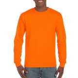 Unisex tričko US(GILDAN ULTRA 205 LS) > oranžová (safety) > S
