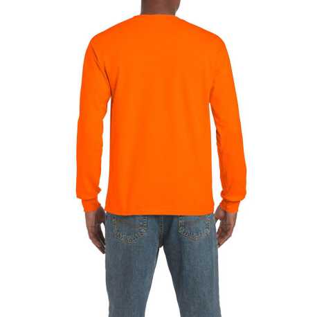 Unisex tričko US(GILDAN ULTRA 205 LS) > oranžová (safety) > S