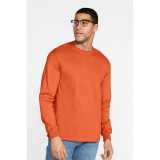 Unisex tričko US(GILDAN ULTRA 205 LS) > oranžová (safety) > S