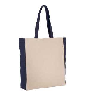 Taška (KIMOOD TWO-TONE TOTE BAG) > prírodná / modrá (navy)