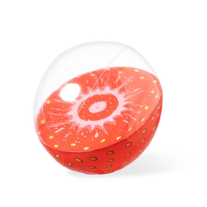 Plážová lopta (o28 cm), pomaranč > jahoda