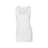 Dámske tielko (GILDAN SOFTSTYLE LADIES TANK TOP) > biela > 2XL