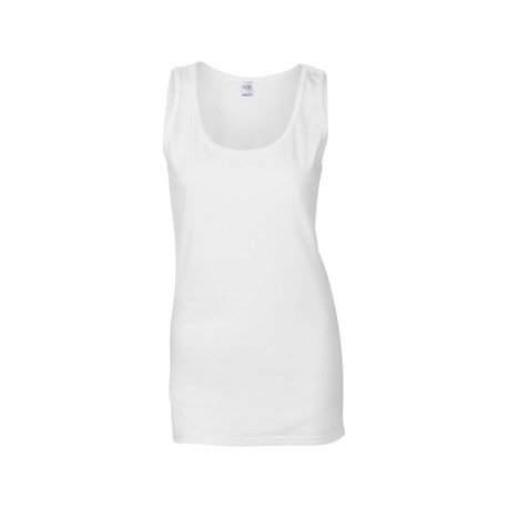 Dámske tielko (GILDAN SOFTSTYLE LADIES TANK TOP) > biela > 2XL