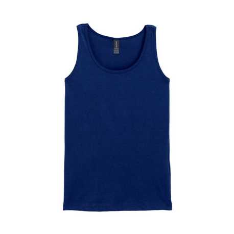 Dámske tielko (GILDAN SOFTSTYLE LADIES TANK TOP) > modrá (navy) > 2XL