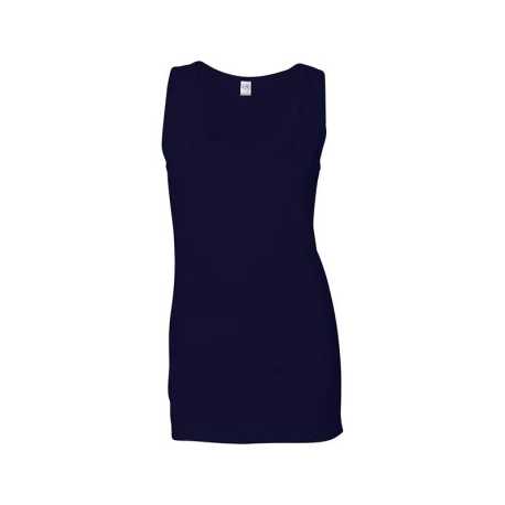 Dámske tielko (GILDAN SOFTSTYLE LADIES TANK TOP) > modrá (navy) > 2XL