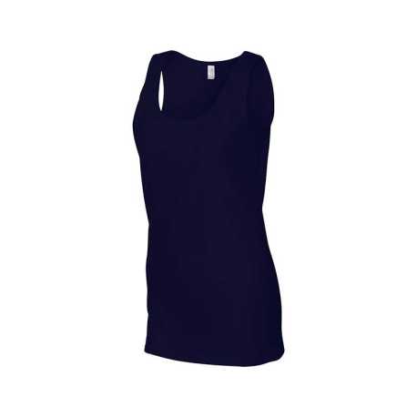 Dámske tielko (GILDAN SOFTSTYLE LADIES TANK TOP) > modrá (navy) > 2XL