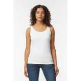 Dámske tielko (GILDAN SOFTSTYLE LADIES TANK TOP) > biela > 2XL