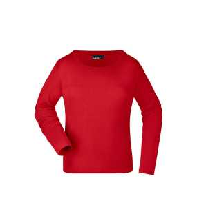 Dámske tričko (DAIBER Ladies' Shirt Long-Sleeved Medium) > červená > XL