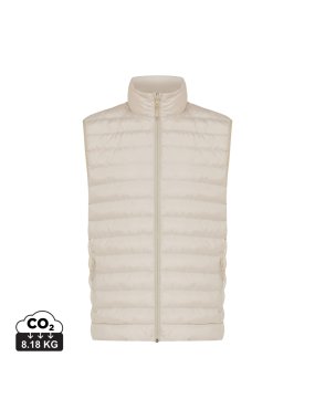 Pánska vesta Iqoniq Meru z recykl. polyesteru > béžová > 3XL