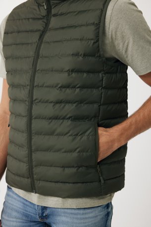 Pánska vesta Iqoniq Meru z recykl. polyesteru > hnedá (khaki) > 3XL