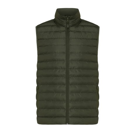 Pánska vesta Iqoniq Meru z recykl. polyesteru > hnedá (khaki) > 3XL