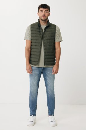 Pánska vesta Iqoniq Meru z recykl. polyesteru > hnedá (khaki) > 3XL