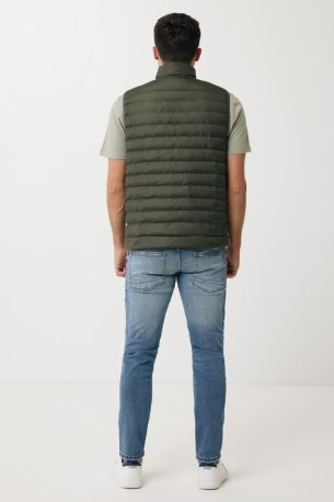 Pánska vesta Iqoniq Meru z recykl. polyesteru > hnedá (khaki) > 3XL
