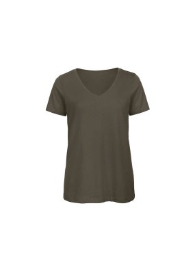 Dámske tričko (B&C  V/women) > zelená(khaki) > S