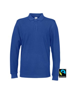 Pánska polokošeľa (COTTOVER PIQUE LONG SLEEVE) > modrá (royal) > S