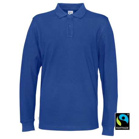 Pánska polokošeľa (COTTOVER PIQUE LONG SLEEVE) > modrá (royal) > XL